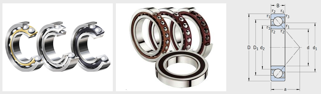 Angular contact ball bearing