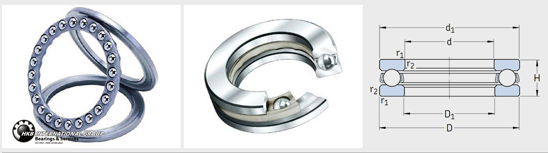 Trust ball bearing